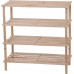 WOODY 4 PIANI NATURALE CM.80X26X67H (4pz)